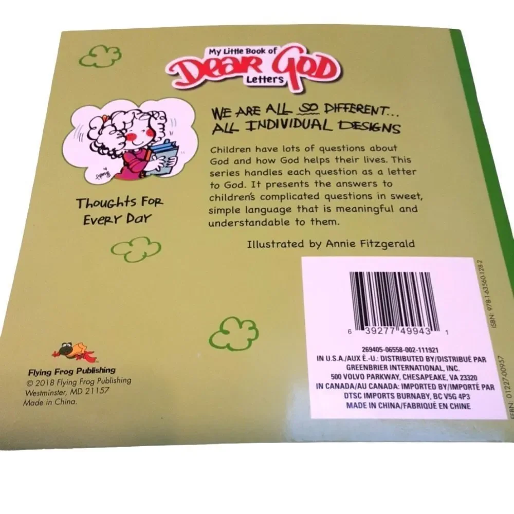 Dear God Letters Book‎ Series For Children Set Of Two Softbound